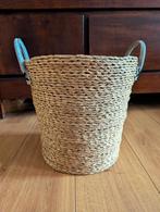 Grote mand / bloempot zeegras met kunststof binnenpot, Overige materialen, Rond, Nieuw, Minder dan 40 cm