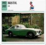 Ma117 Autokaart bristol 404, Verzamelen, Ophalen of Verzenden, Zo goed als nieuw, Auto's