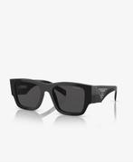 Prada Zonnebril 10ZS 1AB5S0 Maat 54 Zwart Nieuw in Doos, Zonnebril, Prada, Zwart, Nieuw