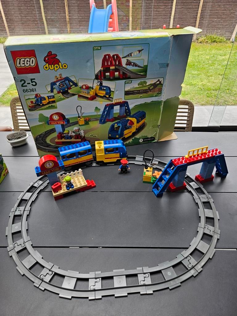 Duplo 5608 - Trein starter set, Kinderen en Baby's, Speelgoed | Duplo en Lego, Ophalen, Zo goed als nieuw, Duplo