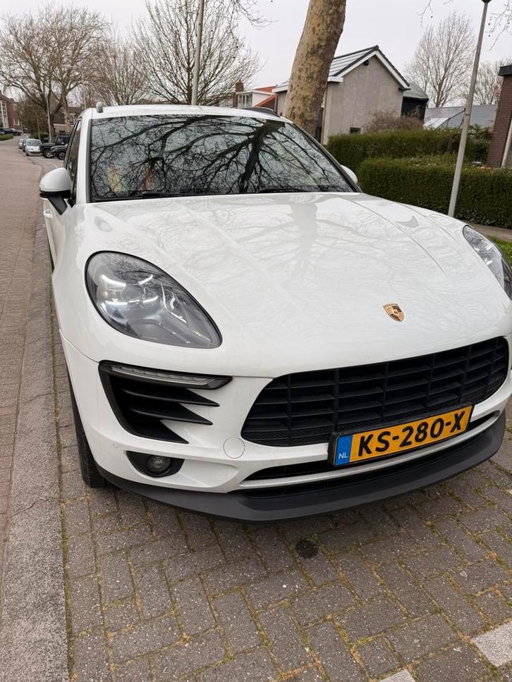 Porsche Macan 2.0 185KW AUT 4WD 2017 Wit, Auto's, Porsche, Bedrijf, Macan, Benzine, D, SUV of Terreinwagen, Automaat, Origineel Nederlands