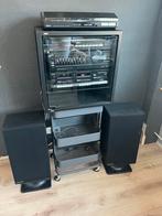 Akai stereo set met platenspeler en Panasonic speakers, Ophalen, Gebruikt, Cassettedeck, Losse componenten