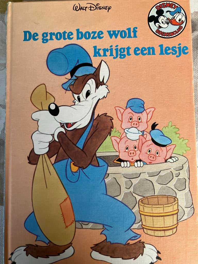 Walt Disney: De grote boze wolf krijgt een lesje, Boeken, Ophalen of Verzenden, Gelezen