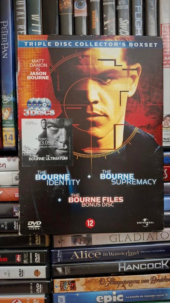 Jason bourne triology dvd box, Vanaf 12 jaar, Ophalen of Verzenden, Zo goed als nieuw