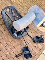 Thule Yepp Mini Voorzitje Zwart met Slaaprol en Windscherm, Ophalen, 0 t/m 13 kg, Voorzitje, Voetsteuntjes