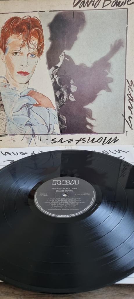 David Bowie - Scary Monsters LP 1980 RCA, Ophalen of Verzenden, Zo goed als nieuw, 12 inch