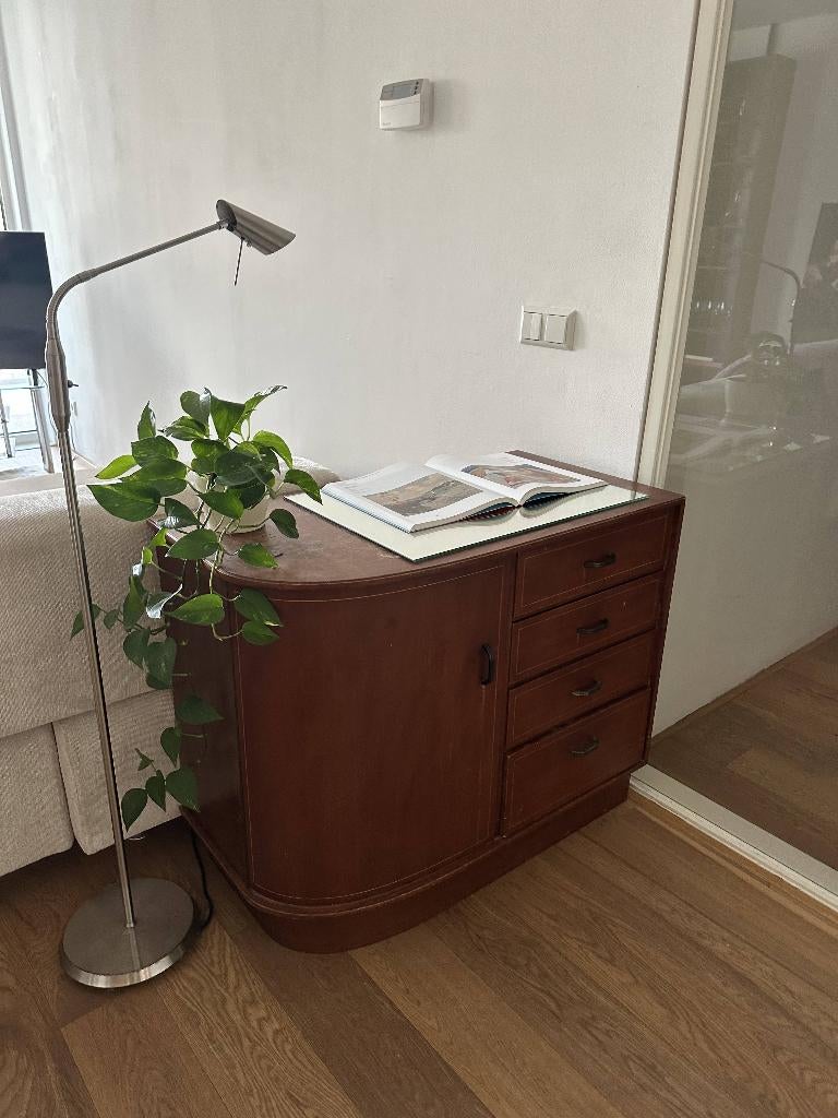 Midcentury/ vintage dressoir, Ophalen, Gebruikt, Met klep(pen), 50 tot 100 cm