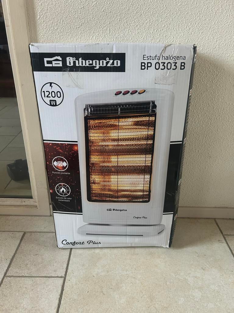 Orbegozo BP 0303A Halogeen Kachel, Elektrisch, Ophalen of Verzenden, Zo goed als nieuw, .
