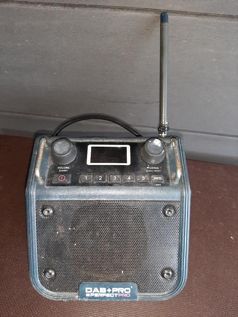 bouw radio Perfect Pro DAB+, Ophalen of Verzenden, Gebruikt, Bouwradio