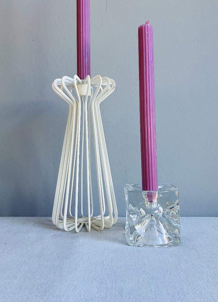 Vintage kadelaars Ikea Tradigen Ice cube Sklo Union nineties, Overige materialen, Wit, Ophalen of Verzenden, Zo goed als nieuw