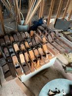 29 stuks houten blokschaven en drie rijschaven ., Antiek en Kunst, Ophalen of Verzenden