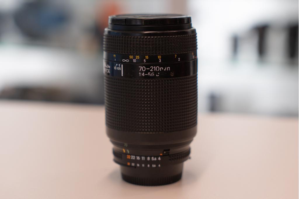 Nikon AF 70-210mm f/4-5.6D (doorn), Niet ingevuld, Gebruikt, Niet ingevuld, Standaardlens