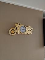 Gouden Motor Wandklok, Ophalen of Verzenden, Zo goed als nieuw, Analoog, Wandklok