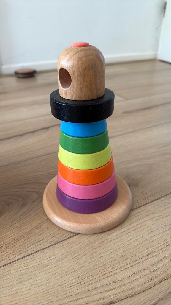 Stapeltoren ikea, Kinderen en Baby's, Speelgoed | Houten speelgoed, Ophalen, Zo goed als nieuw