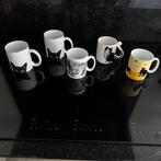 5 mokken katten poezen, Ophalen of Verzenden, Overige stijlen, Kop(pen) en/of Schotel(s)