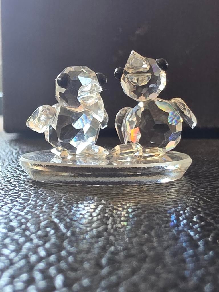 Swarovski Kristal Pinguïns op IJsschots, Verzamelen, Ophalen of Verzenden, Zo goed als nieuw, Figuurtje
