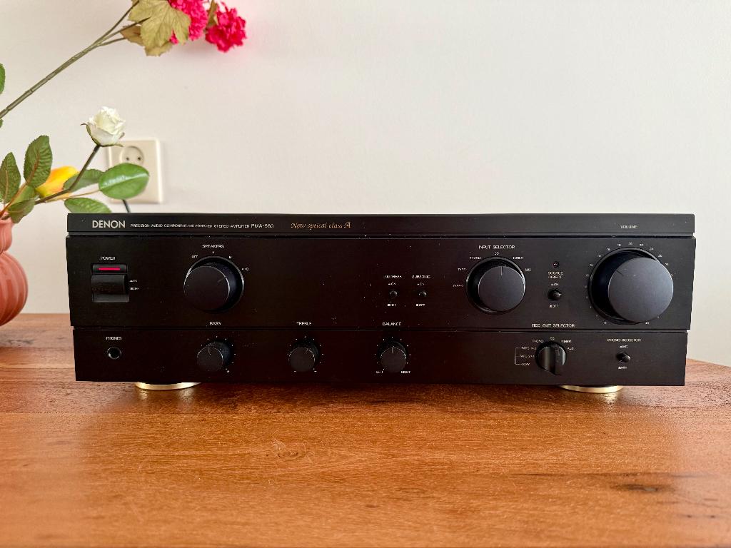 Denon PMA-560 versterker, Audio, Tv en Foto, Versterkers en Receivers, Ophalen, Gebruikt, 120 watt of meer, Denon