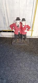 Vintage Laurel & Hardy Beeld - Decoratief Figuur, Antiek en Kunst, Ophalen
