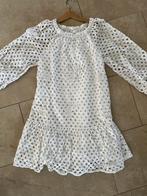 Witte Zara jurk, maat 146/152, A-lijn, opengewerkte mouwen, Ophalen of Verzenden, Zo goed als nieuw, Meisje, Jurk of Rok