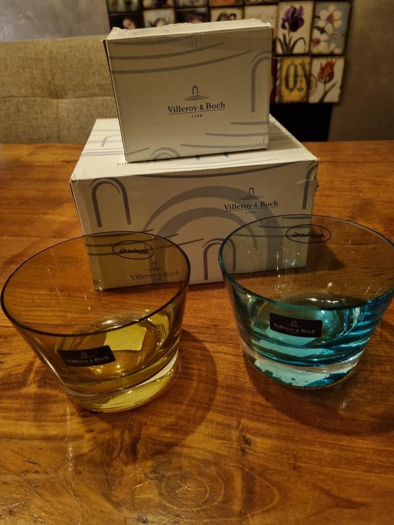 Glazen schalen, Nieuw, Ophalen of Verzenden, Overige stijlen, Glas