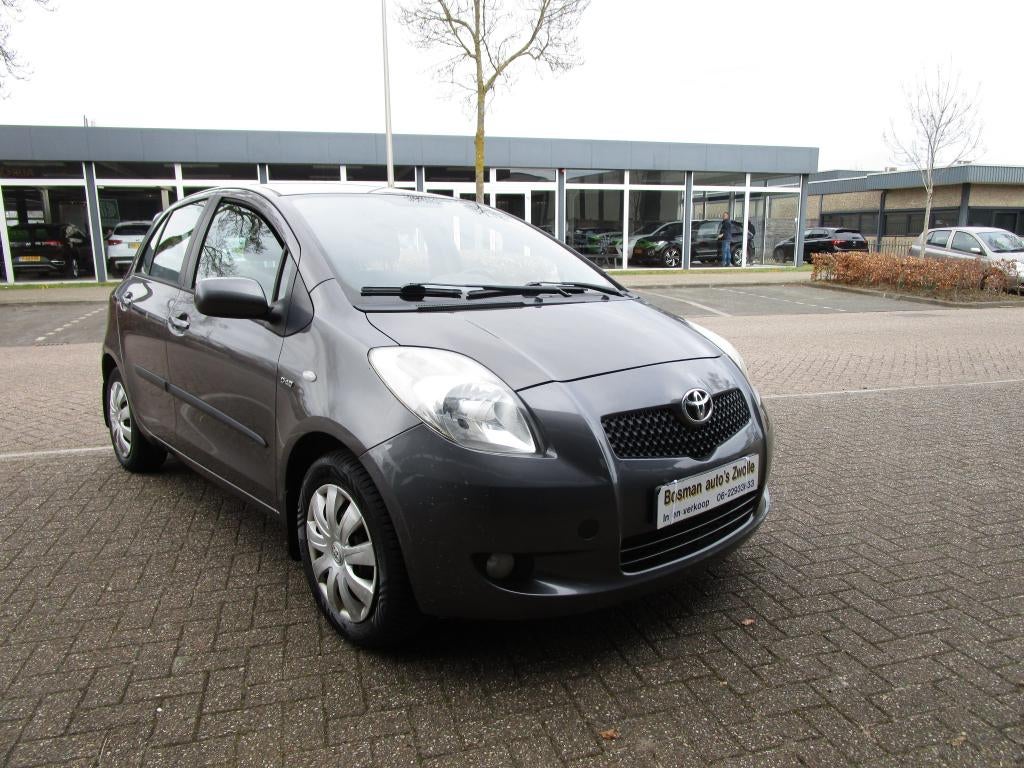 Toyota Yaris 1.4 D-4d 5DTera 2008 Diesel Airco Super Export, Auto's, Voorwielaandrijving, Stof, Zwart, 4 cilinders