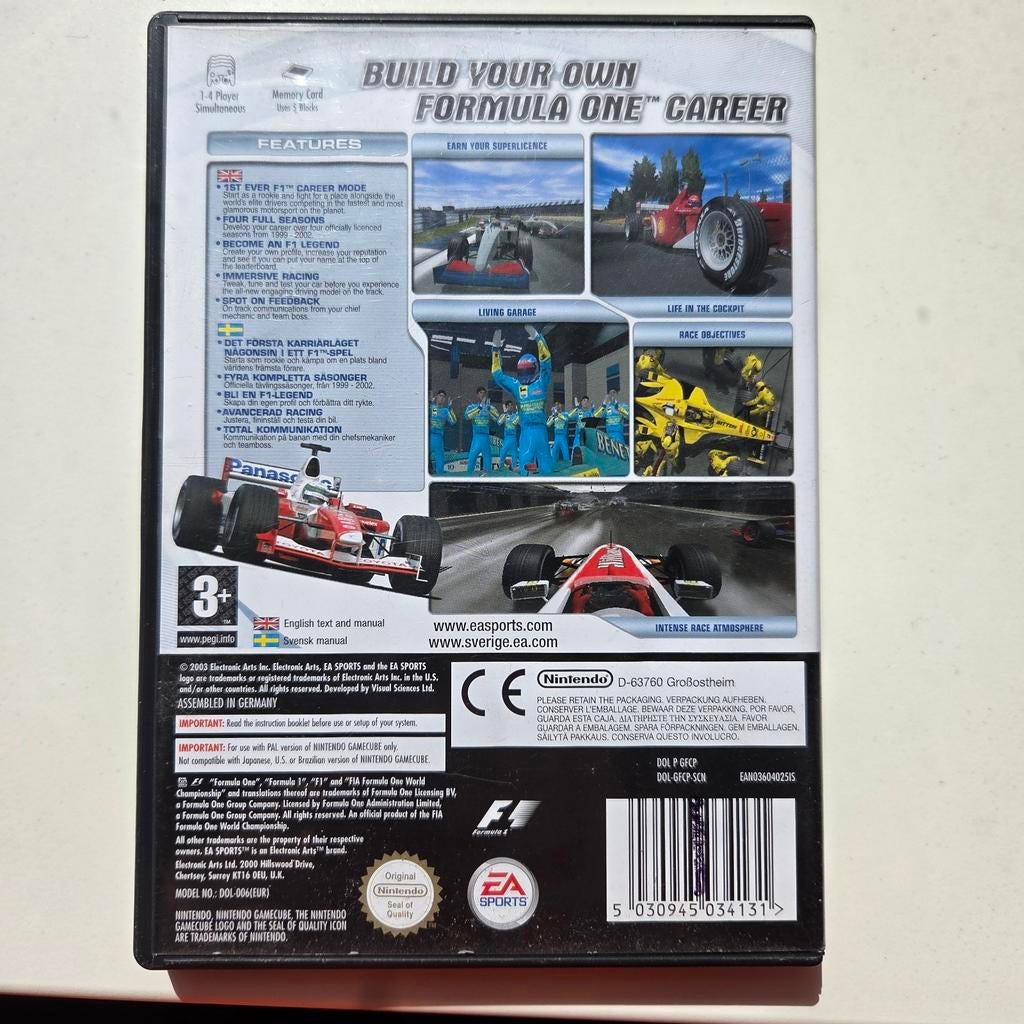 EA Sports F1 Career Challenge Nintendo GameCube, Spelcomputers en Games, Games | Nintendo GameCube, Gebruikt, 1 speler, Racen en Vliegen