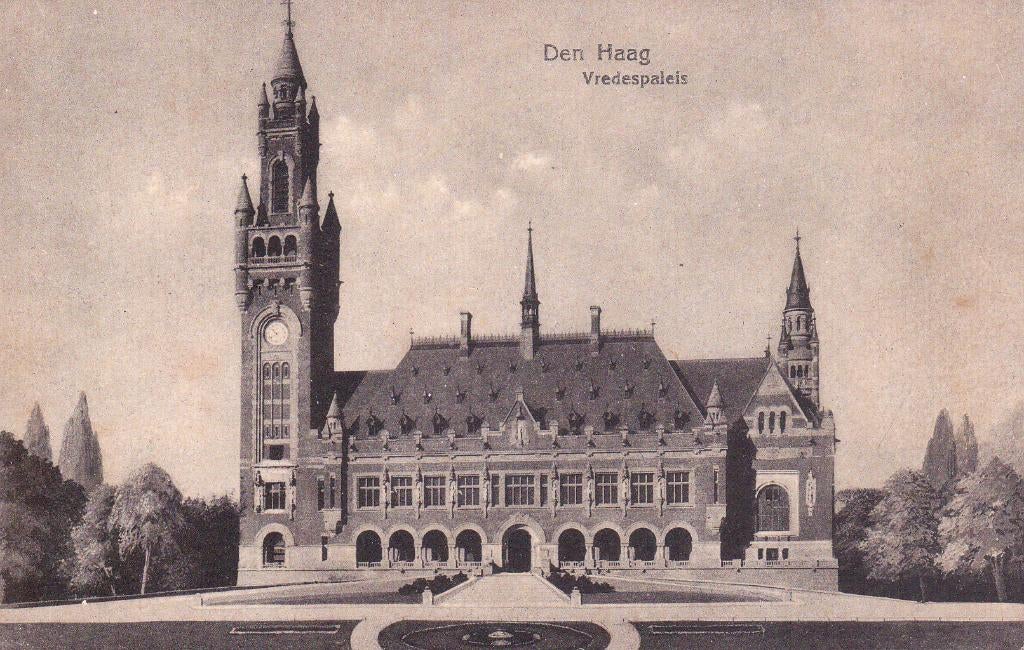 07952 Den Haag - Vredespaleis - 1918, Verzenden, Voor 1920, Ongelopen, Zuid-Holland