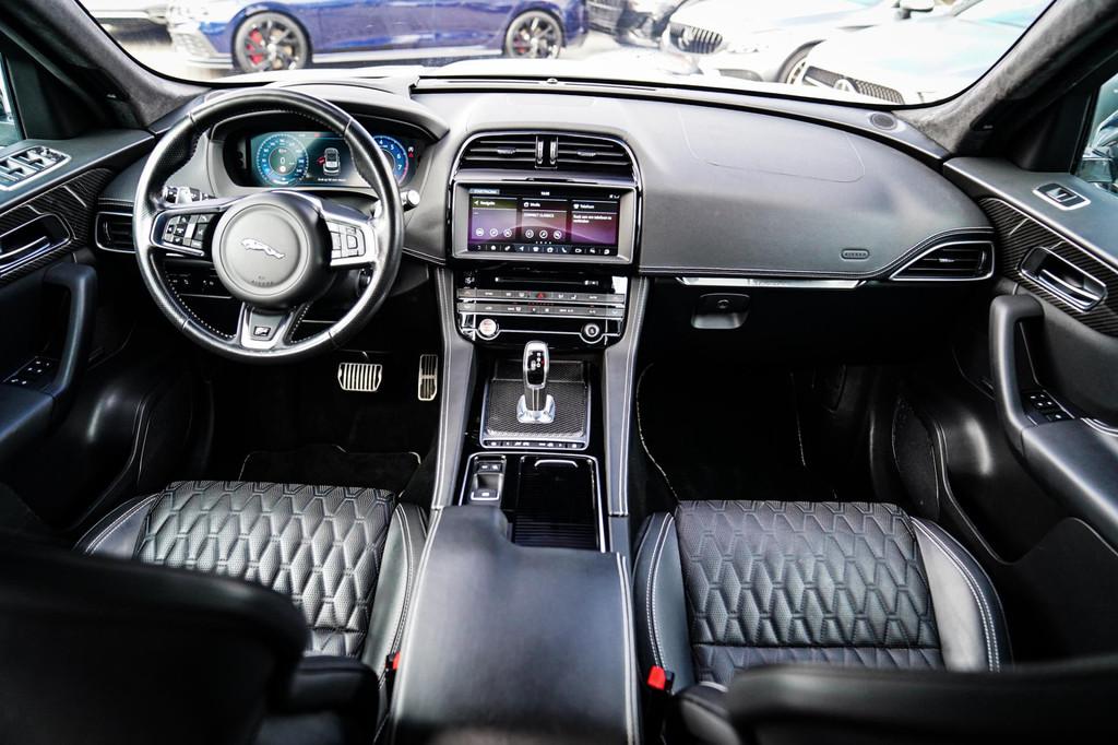 Jaguar F-PACE 5.0 V8 S/C AWD SVR | Lane Assist | Luxe Kuipst, Automaat, 138 €/maand, Leder, Bedrijf