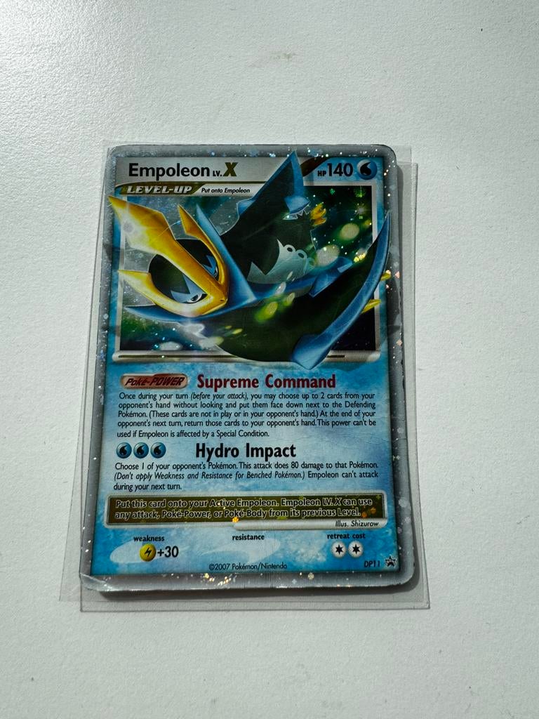 Empoleon X DP11 Pokemon Kaart, Ophalen, Zo goed als nieuw