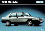 Folder Seat Malaga (ca.1991), Verzenden, Gelezen, Overige merken
