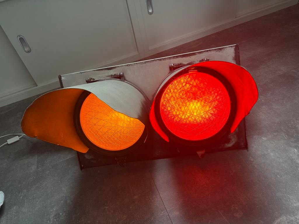 Origineel seinlicht van vliegbasis Gilze Rijen., Ophalen, Gebruikt, Trein, Overige typen