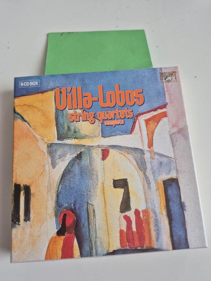 Villa-Lobos: Complete String Quartets (6CD Boxset), Cd's en Dvd's, Cd's | Klassiek, Zo goed als nieuw, Kamermuziek, Modernisme tot heden