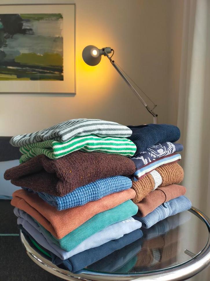 14 truien, sweatshirts en vesten. Diverse merken. 116/6, Kinderen en Baby's, Kinderkleding | Maat 116, Gebruikt, Jongen, Trui of Vest