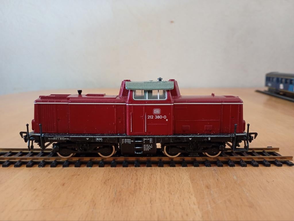Fleischmann V100 diesellocomotief - Nette staat, Hobby en Vrije tijd, Ophalen, Gebruikt, Fleischmann, Analoog