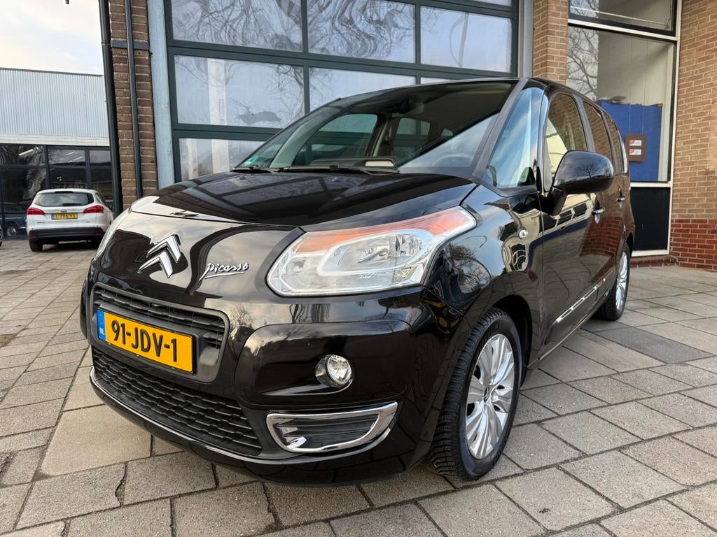 Citroën C3 Picasso Exclusive 1.6 VTI 2009 / Trekhaak / Airco, Auto's, Citroën, Voorwielaandrijving, Stof, Zwart, 4 cilinders