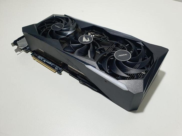 AORUS GeForce RTX 3070 Ti MASTER 8G Videokaart LCD Scherm, Computers en Software, Videokaarten, Zo goed als nieuw, Nvidia, PCI-Express 4.0