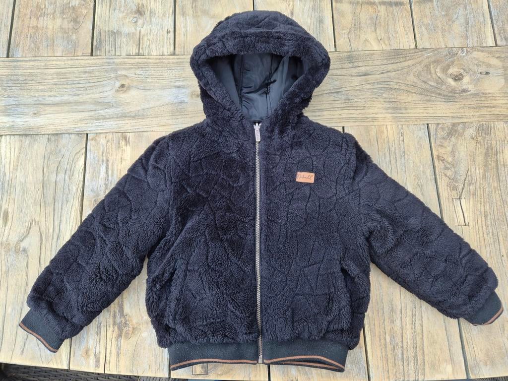 NoBell zwarte winterjas meisje maat 122/128, Nobell, Meisje, Ophalen of Verzenden, Zo goed als nieuw