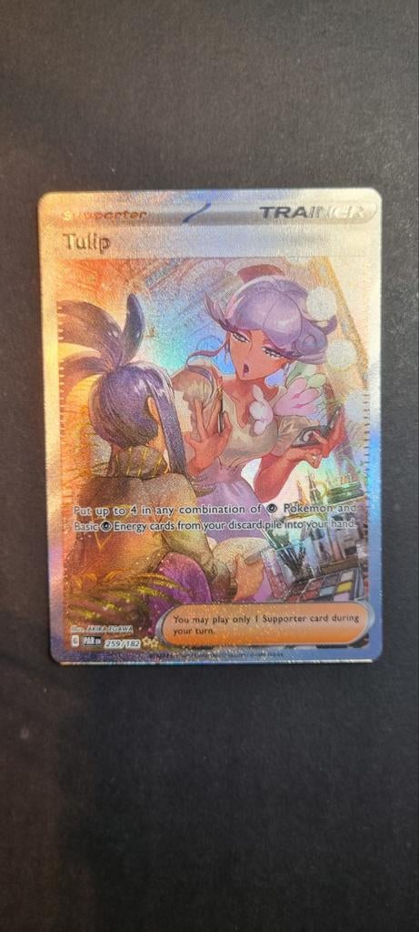 Tulip 259/182 - Paradox Rift Pokémon Kaart, Ophalen of Verzenden, Zo goed als nieuw, Losse kaart, Foil