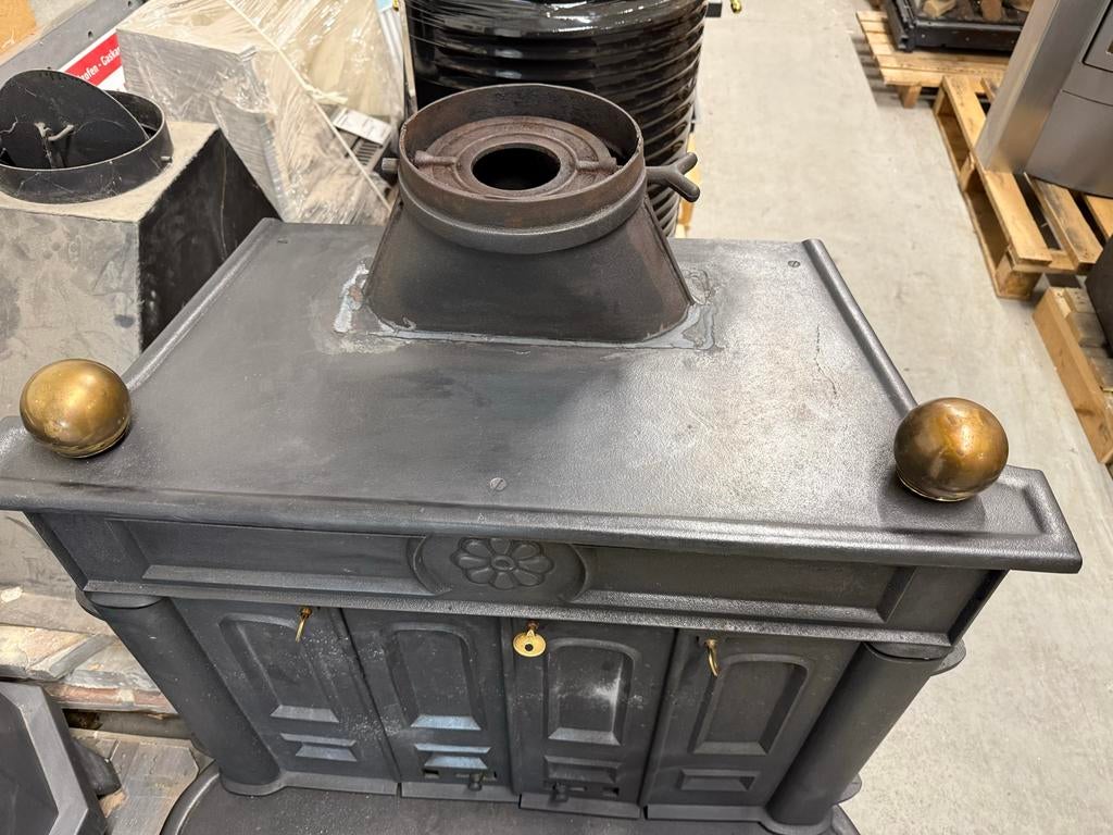 Grote gebruikte houtkachel Franklin, Ophalen, Gebruikt, Vrijstaande haard, Franklin