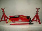 Autokrik met 2 steunen, Ophalen, Gebruikt, Manueel, Garagekrik