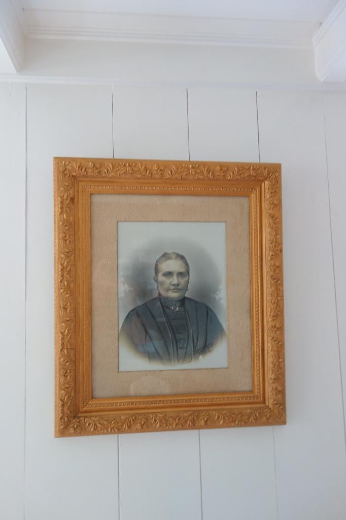 Schitterende grote antieke jaren 1910/20 Franse houten lijst, Ophalen of Verzenden