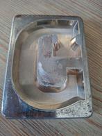 Chocoladeletter vorm G - Vormenfabriek Tilburg Holland, Ophalen of Verzenden