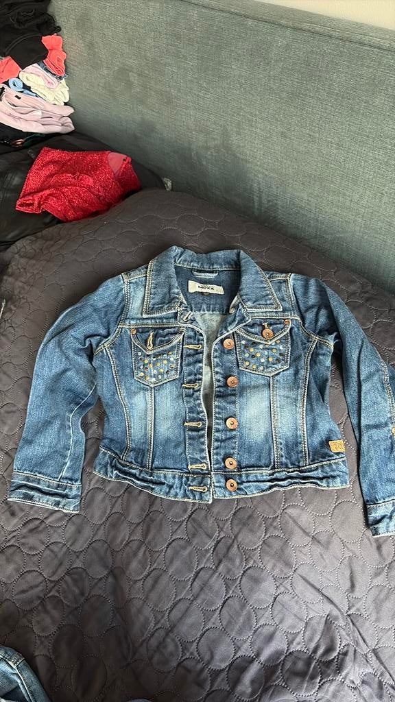 Spijkerjasje mexx maat 98/104, Ophalen, Gebruikt, Meisje, Jas