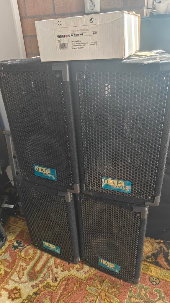 Speakers DAP, Audio, Tv en Foto, Luidsprekers, Gebruikt, Overige typen, 60 tot 120 watt, Ophalen