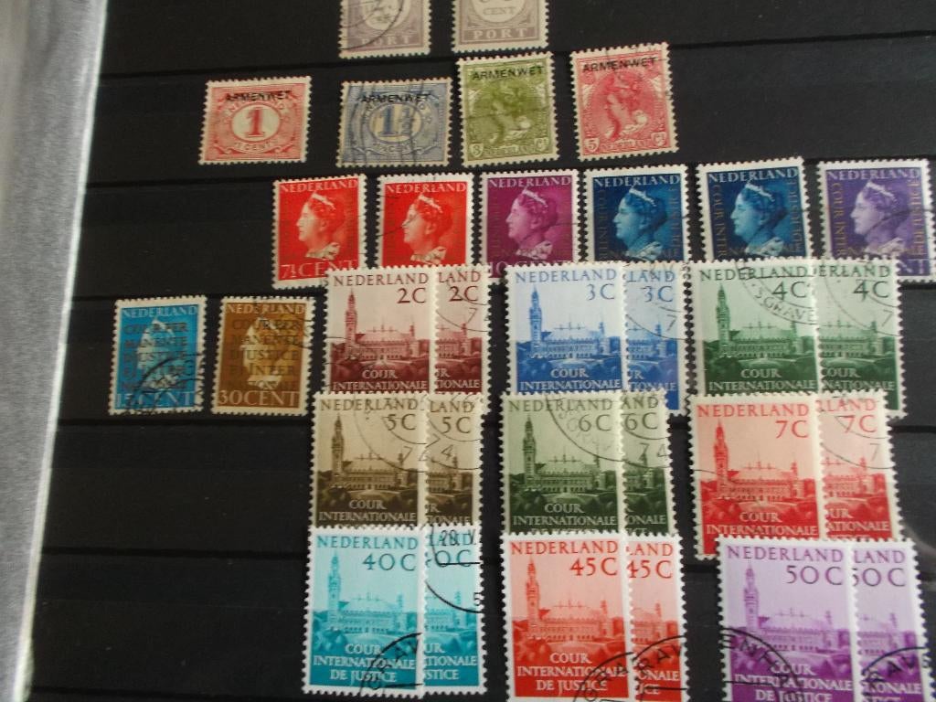 postzegels Ned./O.R., Postzegels en Munten, Postzegels | Nederland, Ophalen of Verzenden, T/m 1940, Gestempeld