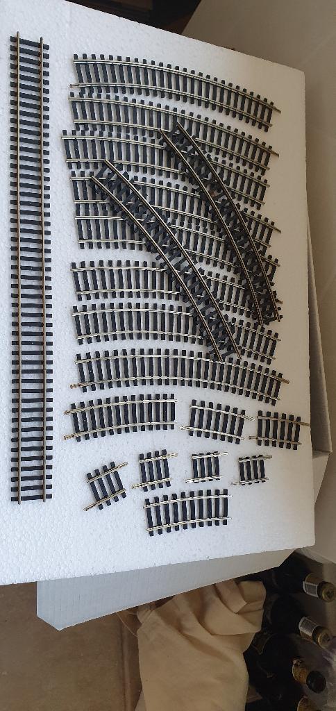 Lot Roco rails, Gelijkstroom, Rails, Ophalen of Verzenden, Zo goed als nieuw