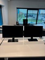2 Benq monitor 55 x 33 cm, Ophalen of Verzenden, Zo goed als nieuw, HD, 60 Hz of minder