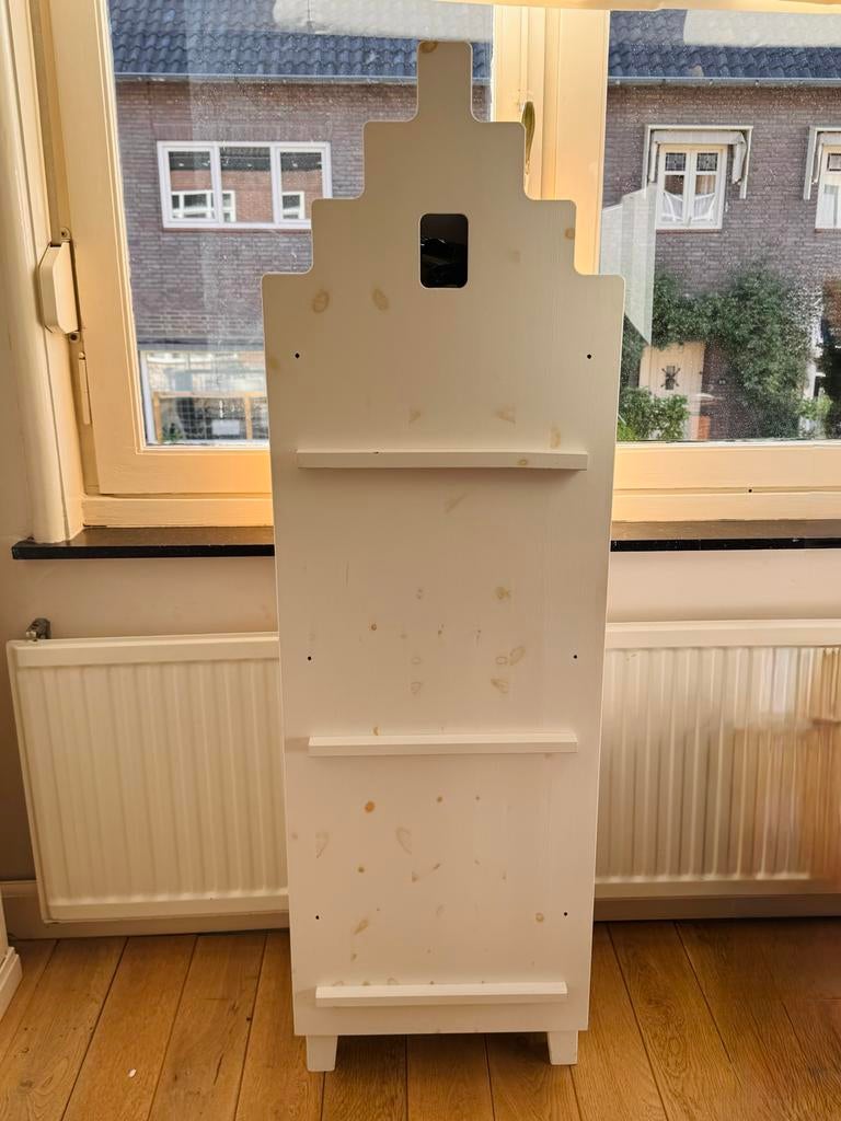 Leuk huisjeskastje voor kinderboeken of speelgoed, Minder dan 50 cm, Gebruikt, 100 tot 150 cm, Ophalen of Verzenden