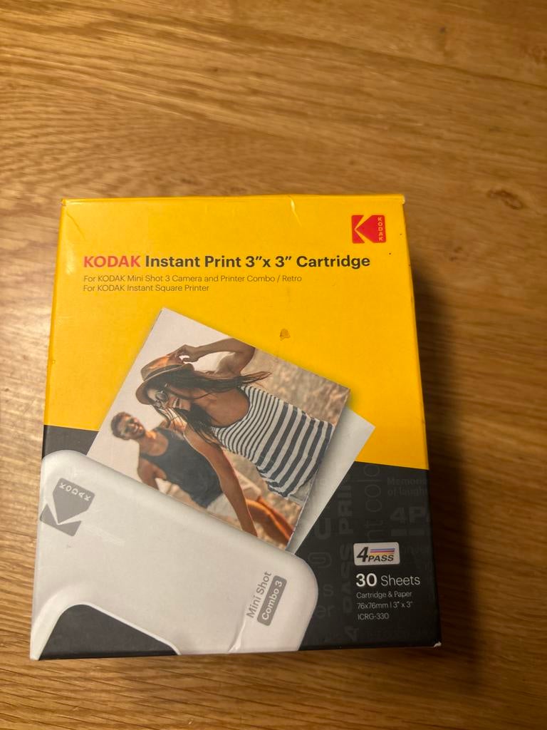Kodak instant print 3x3 cartridges ICRG330, Computers en Software, Pocketprinters, Ophalen, Nieuw, Kodak