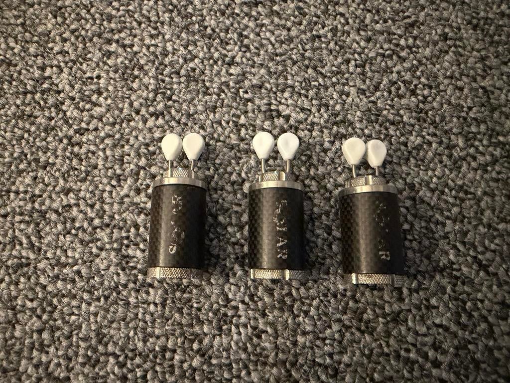 3 x Solar Titanium Indicator Heads, Watersport en Boten, Hengelsport | Karpervissen, Ophalen of Verzenden, Gebruikt, Complete set